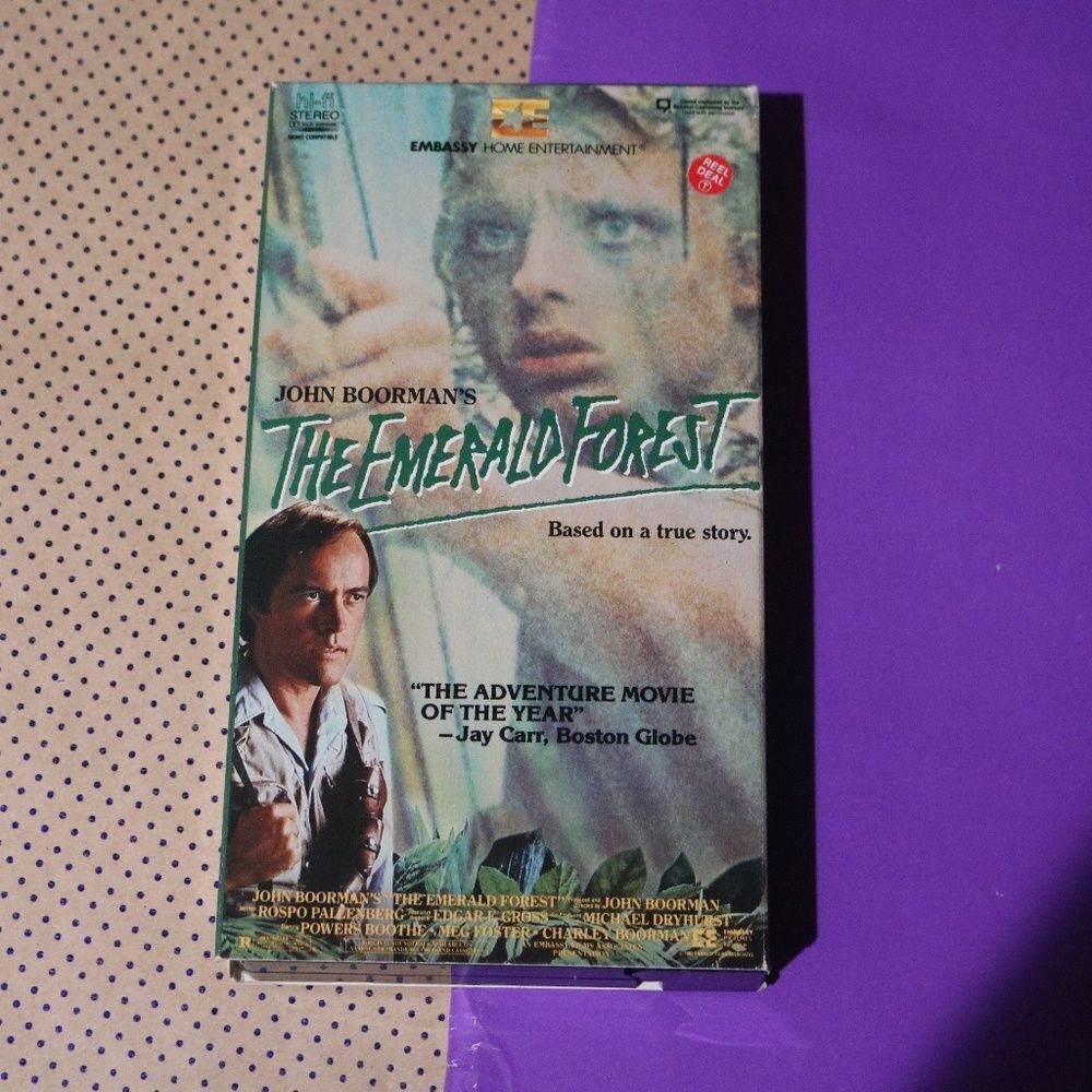 The Emerald Forest VHS